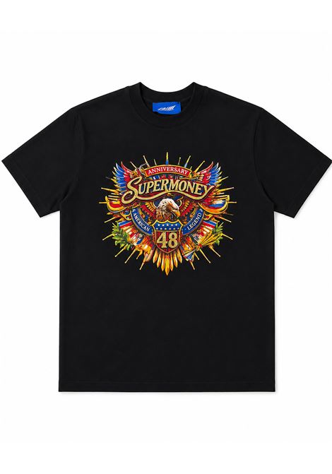 T-shirt con strass ARTSUPERMONEY KIDS | SMJTS04966BL